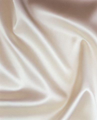 Ivory Satin Fabric FQ - Bridal Satin - Firm Texture